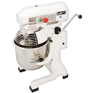 Batteur Mélangeur Planétaire Batteur Pétrin Professionnel de 10L 550W 3 Accessoires Pâtisserie