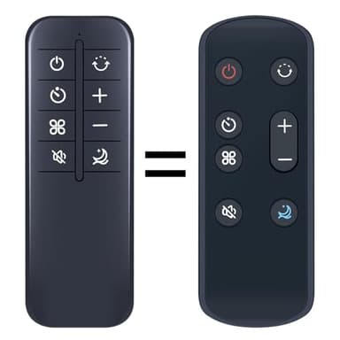 TCNOUMT New Fan Télécommande de rechange compatible avec ventilateur tour LEVOIT Classic 36" LTF-F361-WUS LTF-F361-KUS LTF-F362-WAE, blanc