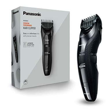 Panasonic ER-GC53-K503 Tondeuse à Cheveux pour Hommes, Portable Sans Fil et Étanche, 19 Réglages de Longueur, 1 Accessoire, Fonctionnement Avec ou Sans Fil, Noir