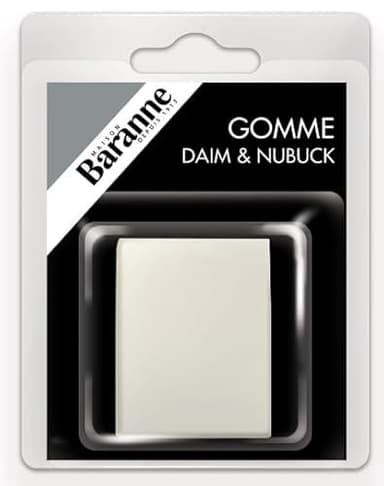 Baranne - Gomme Nettoyante Chaussures | Daim & Nubuck | Efface Tâches & Traces | Entretien Cuirs & Accessoires