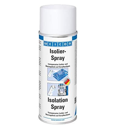 WEICON Spray d'Isolation 400 ml, laque isolante transparente à base de résine acrylique
