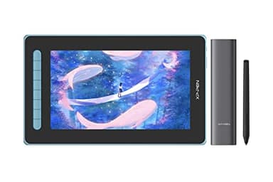 XP-PEN Tablette Graphique Artist 12 2nd Generation 127% sRGB Stylet X3 avec Deux Ports Flexibles Compatible avec Windows Mac Chrome OS Android et Linux - Bleu
