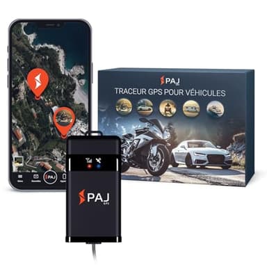 PAJ GPS Motorcycle Finder – Version 4G - Traceur GPS Moto, quads, Scooters et Plus - Alerte Moto -Traceur GPS Moto en Temps réel - Connexion directe à la Batterie du véhicule 9-75V - Marque Allemande