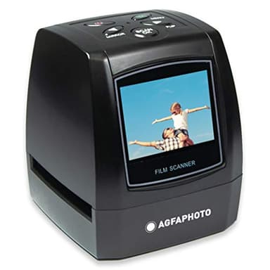 AGFA Photo Realiview AFS100 – Scanner Numérique de Films, Négatifs 35mm/135 et Diapositives (10MP, Écran LCD 2.4'') - Noir