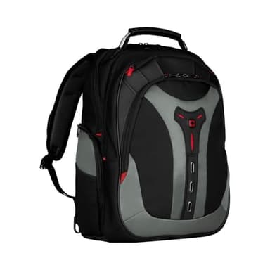 WENGER Pegasus Sac à Dos pour Ordinateur Portable 17 Pouces avec Poche pour Tablette Tactile 12 Pouces, Système d’Organisation, 25 l, Femmes Hommes, Bureau Voyages d’Affaires Uni, Gris, 600639