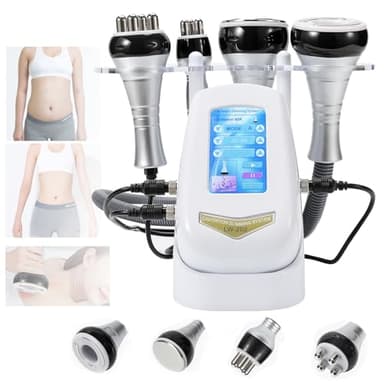 40K Corps Amincissant Machine,Masseur Anti Cellulite Appareil Minceur,4 en 1 Lipocavitation Radiofréquence Visage et Corps Entier Masseur Amincissants,Machine De Beauté Du Visage