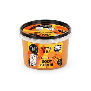 Organic Shop Gommage Corporel Rénovateur Papaye et Sucre, 250ml