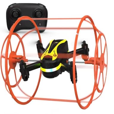 Morlyrctooy M17 Quadricoptère RC pour Débutants Mini Drone avec Coque de Protection Facile à piloter Drones d'intérieur et d'extérieur Retournement 3D Mode sans Tête Opération à Une Touche Cadeau