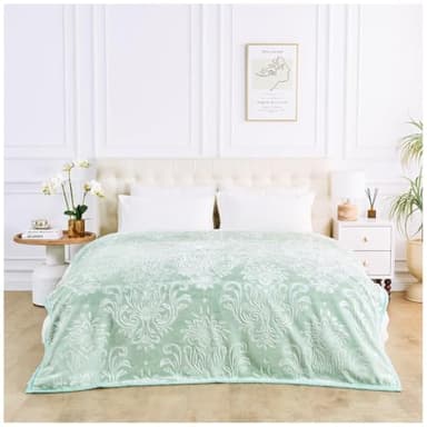 GC GAVENO CAVAILIA Couverture lestée lourde de 4 kg pour lit king size - Couverture en polaire double épaisseur - Chaude et épaisse - Soulage le stress, l'anxiété - Couverture de sommeil profonde pour