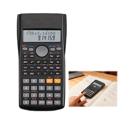 Calculatrice Scientifique 240 Fonctions, Haute Précision, avec Étui de Protection, Idéale pour Collège, Lycée et Université