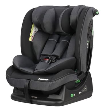 Bambisol - Siège Auto Evolutif - i-Size 40-150 de la naissance à 150 cm (36 kg) - Convient à toutes Voitures - ECE129/03 - Textile Déhoussable Lavable - Appui-tête Ajustable - Harnais 5 points