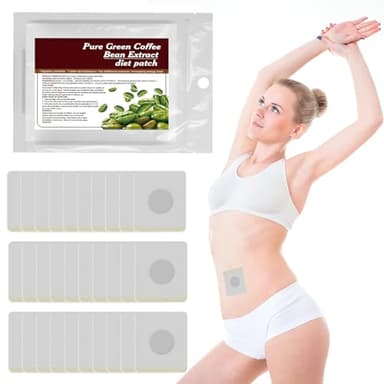 liuchanghe 30 Pièces Patchs Minceur, Brûleur de Graisse Naturel, Réduction de la Graisse Abdominale et de la Taille, Anti-Cellulite