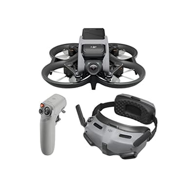 DJI Bundle DJI Avata Explorer - Drone Caméra FPV, Drone Quadricoptère avec Vidéo Stabilisée 4K, FOV 155° Super Large, Freinage d’Urgence et Vol Stationnaire, + Nouveau RC Motion 2 et Goggles Integra