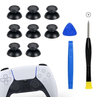 Joystick PS5, Joystick Manette PS5, Grip Joystick PS5, Kit de Réparation de Joysticks pour Manette PS5, Joystick PS5 Edge 11 en 1 Kit de Réparation Joystick Analogique de Remplacement pour PS5 Manette