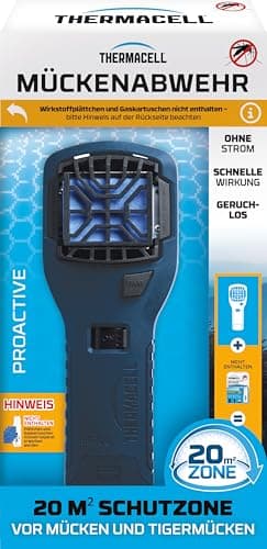 Thermacell Répulsif anti-moustiques Proactive MR 300 - Appareil de base sans plaquettes actives - Appareil portatif innovant - Idéal pour les activités de plein air comme le camping, la pêche ou la