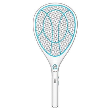 Night Cat Raquette Anti Moustique Electrique Insectes - Tapetteà Mouche Electrique Tapette à Tue Mouche Interieur 3000V Puissante USB Rechargeable