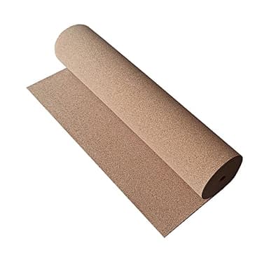 Plaque de liège au mètre - Dimensions : 1 rouleau de 10 m - 2 mm, 3 mm, 4 mm, 6 mm, 8 mm, 10 mm (4 mm)