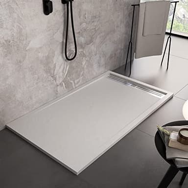 OLIMPO DOCCE - copy of Receveur de douche RELAX Marble Mineral Blanc - 70 x 100