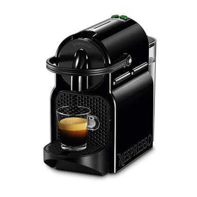 De'Longhi Nespresso Inissia EN80.B, Machine à Café Automatique, Machine à Capsules pour une Seule Tasse, Ensemble de BienvenueInclus, Design Compact, 19 Bars, 1260W, Noir