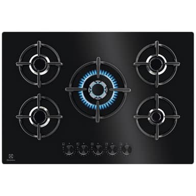 Table De Cuisson Gaz 75cm 5 Feux Noir - EGG75372K