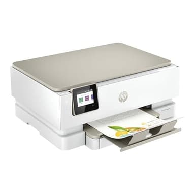 HP Envy Inspire 7220e, Imprimante Multifonction à Jet d'Encre A4 Couleur, Recto Verso Automatique, 22 ppm, Wi-Fi, 3 Mois d'Encre Instant Ink Inclus, Blanche