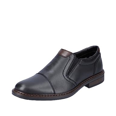 Rieker , Mocassins Homme, Noir (Schwarz/Kastanie/Schwarz 00), 41 EU