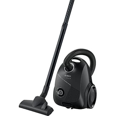 Bosch BGLS2BA1 Series 2 Aspirateur avec sac, 3,5 l, 600 W, 80 dB, câble de 8 m, noir