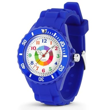 OSDUE Montre Enfants 30M Étanche,12h Montre-Bracelet pour Enfant Mouvement à Quartz Éducative Cadran Sportive Montre Analogique pour Cadeau Junior Apprentissage Enfants Garçon et Fille