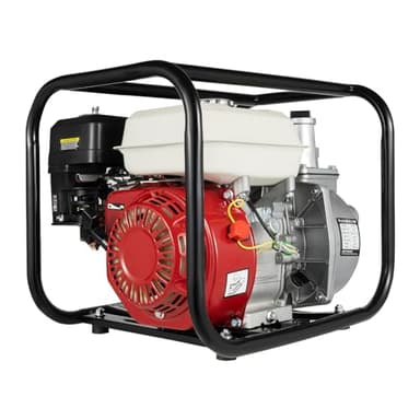Motopompe Thermique Pompe a Eau Pompe de Jardin a Essence 6,5 HP Moteur 4 Temps Aspiration Maximale 7m Capacité du Réservoir 3.6L Convient pour les Terres Agricoles, Potager, Lavage de Voiture