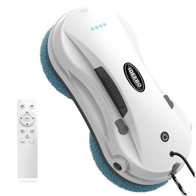 iDEEBO Robot Lave-vitres avec système de pulvérisation Double, Planification Automatique du Parcours, Protection Multiple, Robot Lave-vitres électrique pour Le Nettoyage de différent