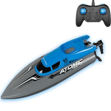 Silvergear® Bateau Télécommandé à Grande Vitesse 30Km/h et 2.4GHz | Anti-basculement pour Enfants et Adultes | RC Electrique