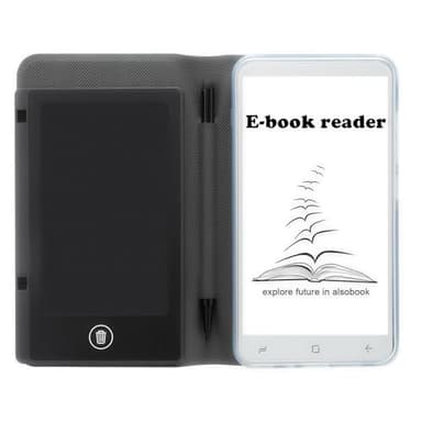 FAUOSWUK E Book Reader, Dispositifs de Lecteur de Livre électronique de 5 Pouces avec écran Tactile Color LCD, 1 + 8 Go, Anti Dazzle Ans Ans Eye Friendly, Portable Digital Reader
