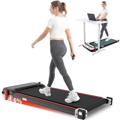 LIKESPORTING Tapis de Course avec Fonction de Soulagement des Pieds – Pliable, Inclinaison et Télécommande, idéal pour Le Bureau et la Maison. Moteur Silencieux, 1-6 km/h, Poids Max 120 kg