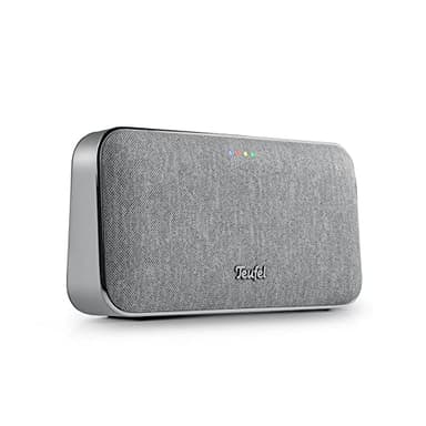 Teufel Motiv® GO Voice Enceinte connectée WiFi Bluetooth stéréo Portable avec l'Assistant Google Chromecast Built-in™ Argenté