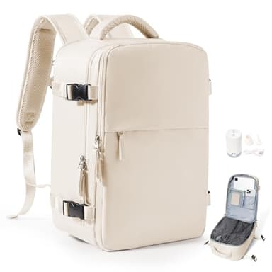 Sac à Dos sous Vide avec Pompe - Sac a Dos Voyage Cabine 40x20x25 Avion Bagage 45x36x20 Easyjet Cabine Sac à Dos Voyage Sous le Siege