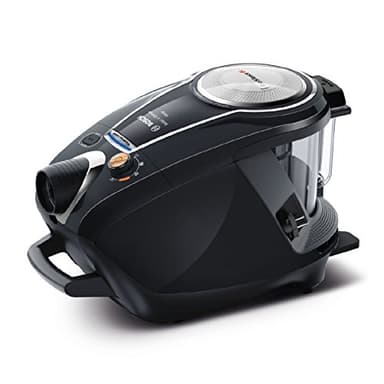 Bosch Electroménager Série 8, BGS7MS64, aspirateur traîneau sans Sac ProSilence, extrêmement Silencieux, Technologie SensorBagless et système de Nettoyage Intelligent du Filtre, Noir