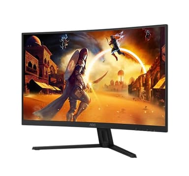 AOC Gaming CQ32G4VE - Moniteur incurvé QHD 32 Pouces, 180 Hertz, 0,5 ms, HDR10, FreeSync Premium (2560x1440, HDMI, DisplayPort) Noir/Gris