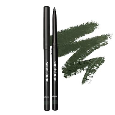 Sandstone Scandinavia Eyeliner Waterproof Vert pour Yeux Sensibles - Hypoallergénique & Vegan - Longue Tenue - Sans Parfum