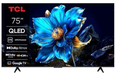 TV QLED Tcl 75P79K 189 cm 4K UHD Aluminium brossé