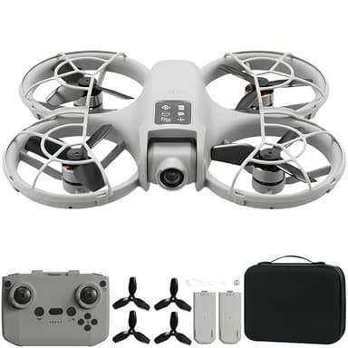Mini Drone avec Caméra 1080P HD, Drone avec Lumières LED pour Enfant, Quadricoptère Hélicoptère RC avec 2 Batteries 20 Mins Jouet Cadeau pour Garçons et Filles