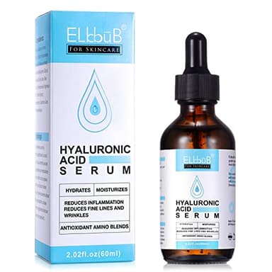 Sérum Acide Hyaluronique pour Lignes Fines Anti-Rides et Anti-âge Sérum le Visage, Absorption facile et formule anti-âge pour contour des yeux et visage 60ml