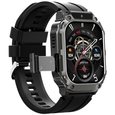 Montre intelligente avec carte SIM 5G avec caméra HD et application téléchargeable, montre multifonction pour les amateurs de technologie