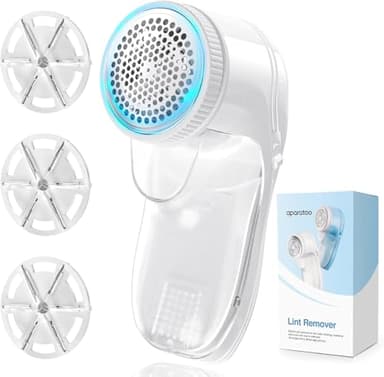 Rasoir Anti Bouloche, AntiBouloche Appareil avec 3 Lames Remplaçables, AntiBouloche Vetement, RasoirAntiBouloche Electrique pour Literie Mobilier, Rasoir Peluche Bouloche Rechargeable