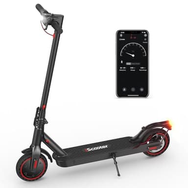 iScooter i9 Trottinette Électrique pour Adolescents & Adultes, Moteur 350W, Max Autonomie De 22-30KM, 8,5 Pouces De Pneu, Contrôle Via App, Max 25 KM/H, Batterie 7,8 Ah, Freinage Double