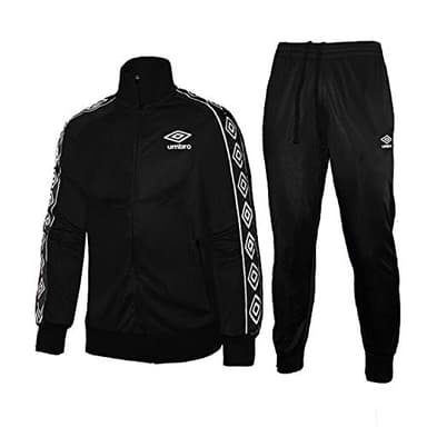 Umbro Collection art. 30031 survêtement pour homme, Full Zip, acétate, Noir , XL