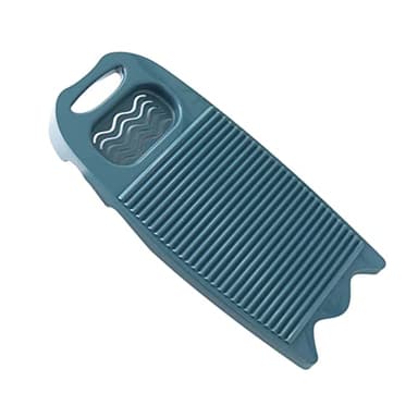 Planche à lavage en plastique, planches à laver à main à la main Banque à linge Lavage de lavage Tampon de lavage outil de lavage de la planche à laver pour le dortoir de la maison, bleu foncé