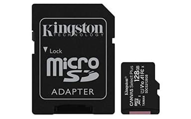 Kingston Canvas Select Plus Carte MIcro SD SDCS2/128GB Class 10 + Adaptateur inclus