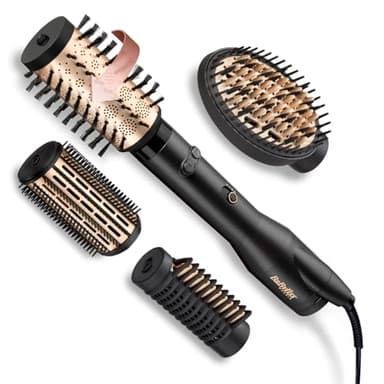 BaByliss - AS970E - Brosse soufflante Big Hair Luxe pour le volume, la mise en forme et un lissage naturel