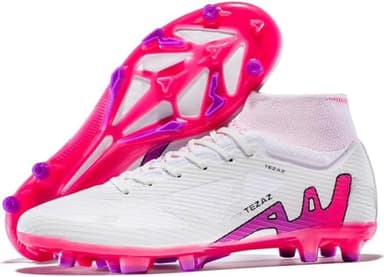 Kmrlofiy Crampon Foot Chaussures de Football Homme Professionnel Antidérapant Athlétisme Entrainement Sport (KBA-K25, 41EU)