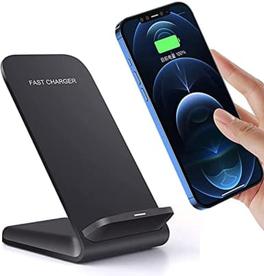 FDGAO Chargeur sans Fil Rapide 20W, Chargeur Induction Station de Chargeur pour iPhone 17 Pro Max/16 Pro/15/14/13/12/11/XS Max/XR/XS/8 Plus,Samsung Galaxy S25/S24/S23/S22/S21/S20/S10+,Note20/10/9